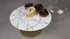 Cake Stand with Geometria Brass Inlay
